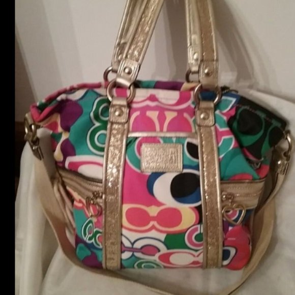 Coach Poppy Pop C Daisy Glam Graffitti Spotlight - Picture 1 of 5